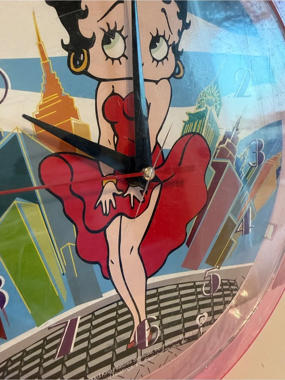 Betty Boop Maryland Style In The City Wall Clock Collectible Vintage Pre-Owned